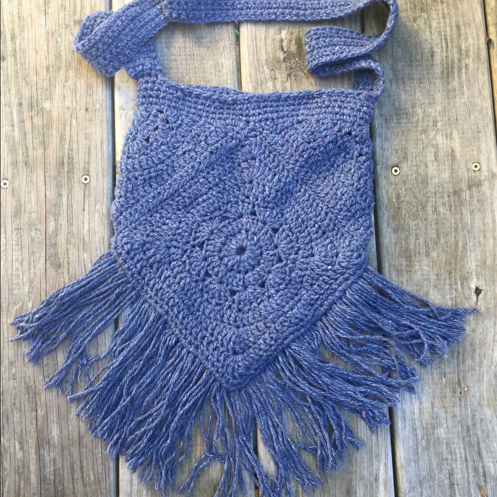 Handmade crochet purse
